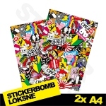 Stickerbomb Nr. 3 2x A4