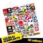 Uzlīmju komplekts - 50 uzlīmes