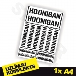 Hoonigan V2 uzlīmju komplekts 1x A4