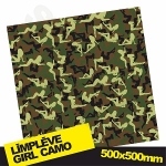 Līmplēve Girl Camo Nr.1 500x500