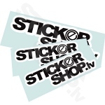 Stickershop Uzlīmes 2x Mazas 1x Liela