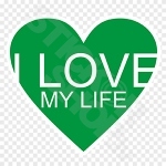 I Love My Life Heart