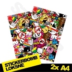 Stickerbomb Nr. 2 2x A4