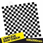 Līmplēve B&W CHECK 500x500