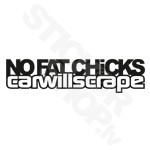 No Fat Chick Car Will Srape