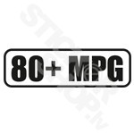 80+ MPG