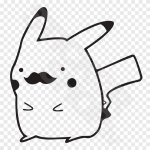 Pikachu Mustache