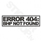 Error 404 BHP Not Found