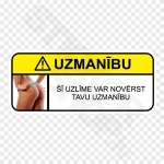 Šī Uzlīme Var Novērst Tavu Uzmanību