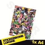 Stickerbomb Nr. 1 1x A4
