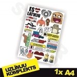 Uzlīmju komplekts Nr. 20 1x A4