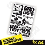 Uzlīmju komplekts Nr. 12 1x A4