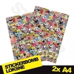 Stickerbomb Nr. 11 2x A4