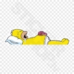 Sleeping Homer Peeper