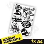 Uzlīmju komplekts Nr. 19 1x A4