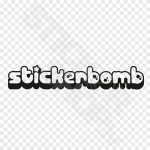 Stickerbomb Text