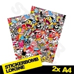 Stickerbomb Nr. 7 2x A4