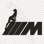 M Logo Sexy Girl